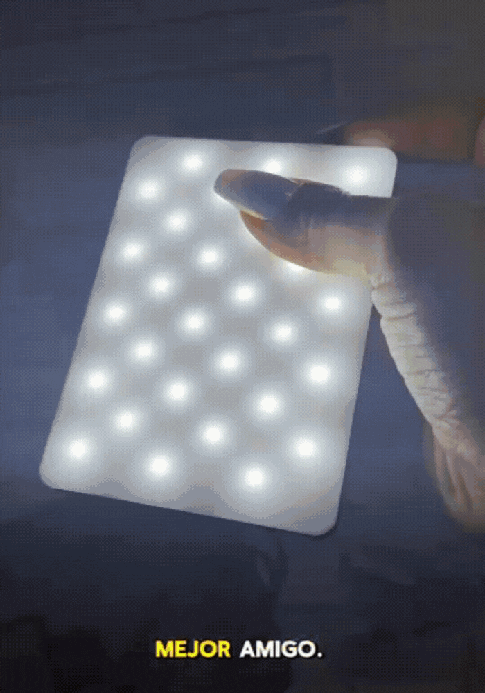 PANEL LED PARA SELFIES