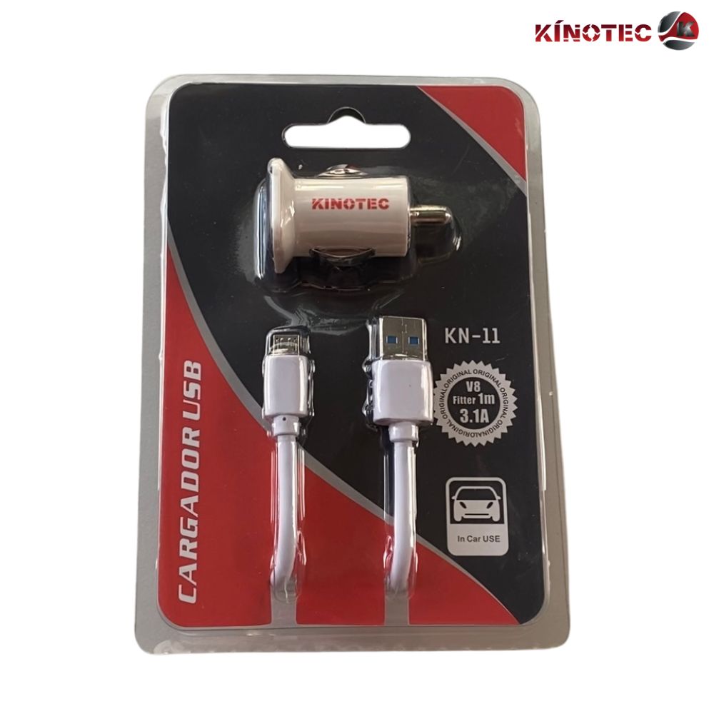 Cargador para Carro Kinotec KN-11