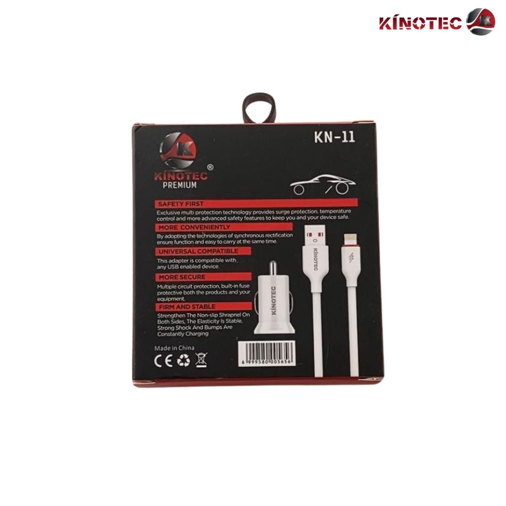 Cargador para Carro Kinotec KN-11