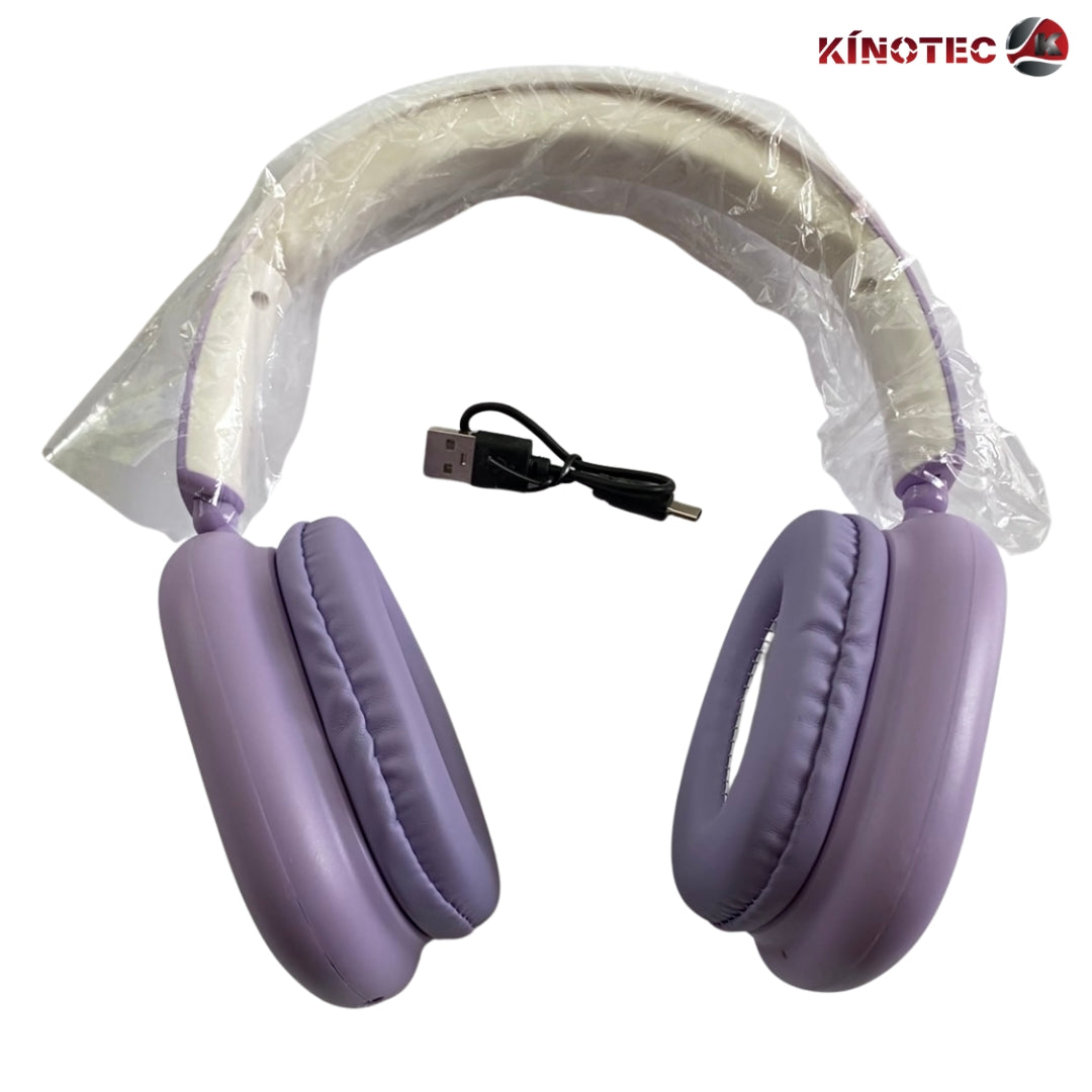 Diadema Bluetooth B-25 con luces LED