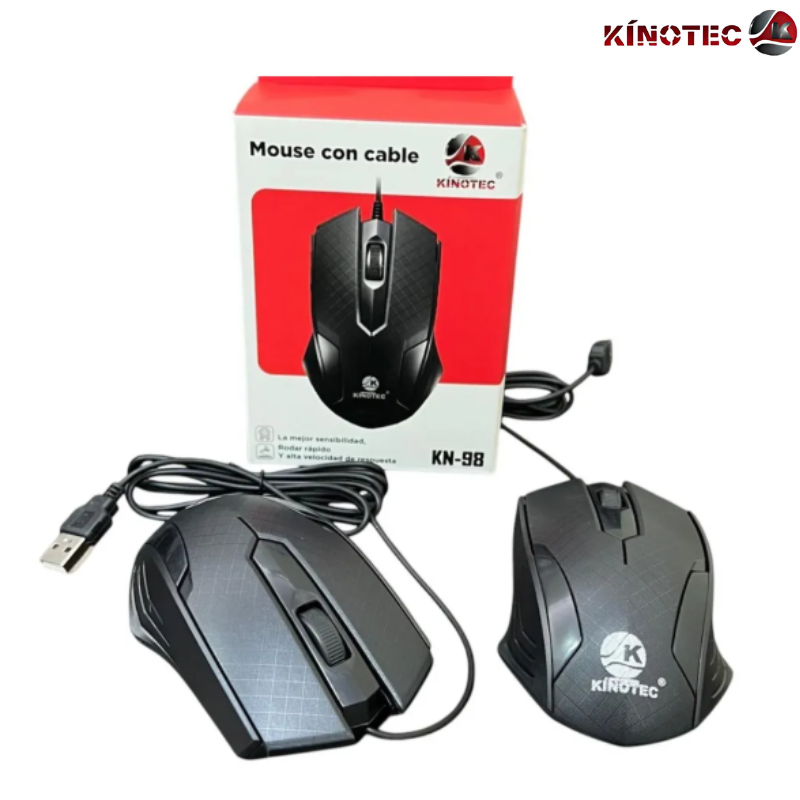 Mouse Sencillo con Cable KN-98
