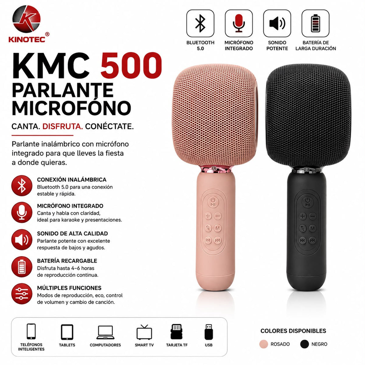 Parlante Microfono Kinotec KMC 500