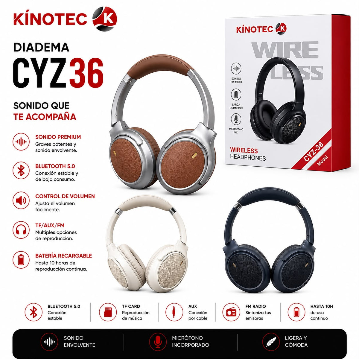 Diadema CYZ 36 Kinotec