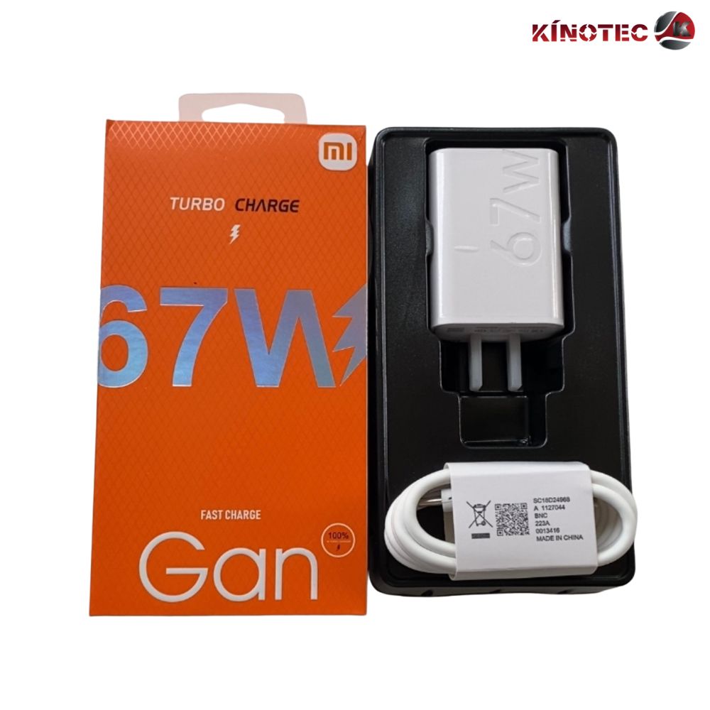 Cargador Turbo Xiaomi 67W Tipo C