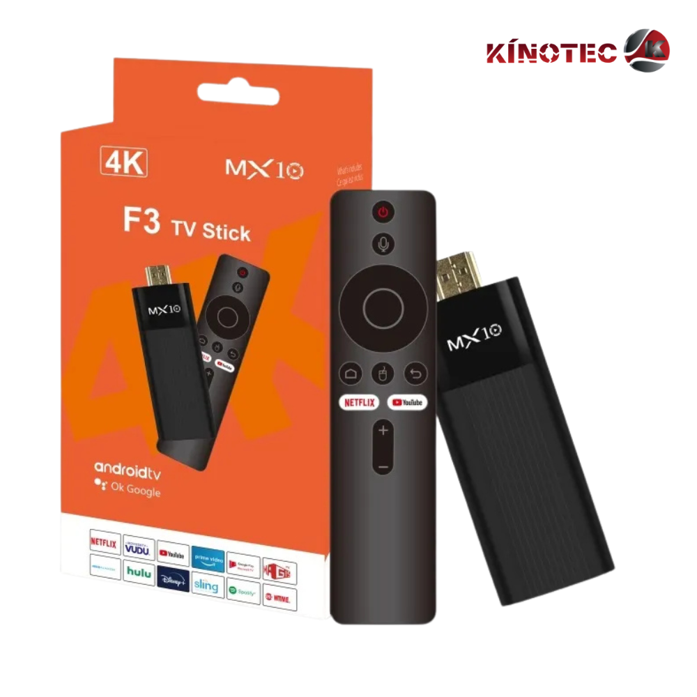 Android TV Box 4K MX10 — WiFi + Bluetooth