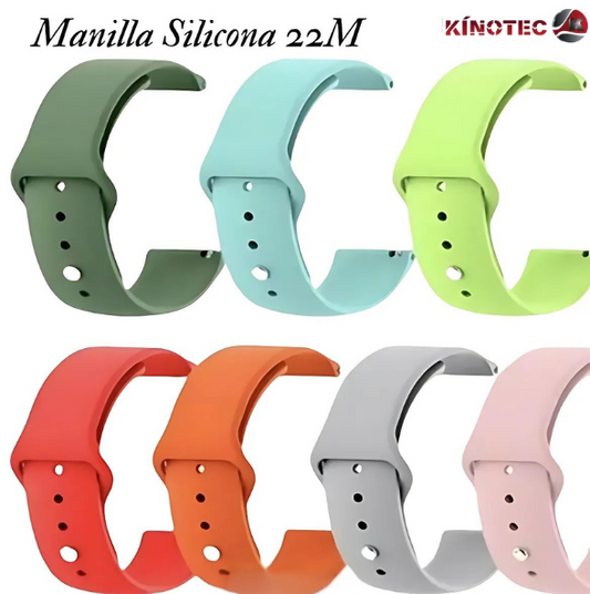 Manilla de silicona 22mm