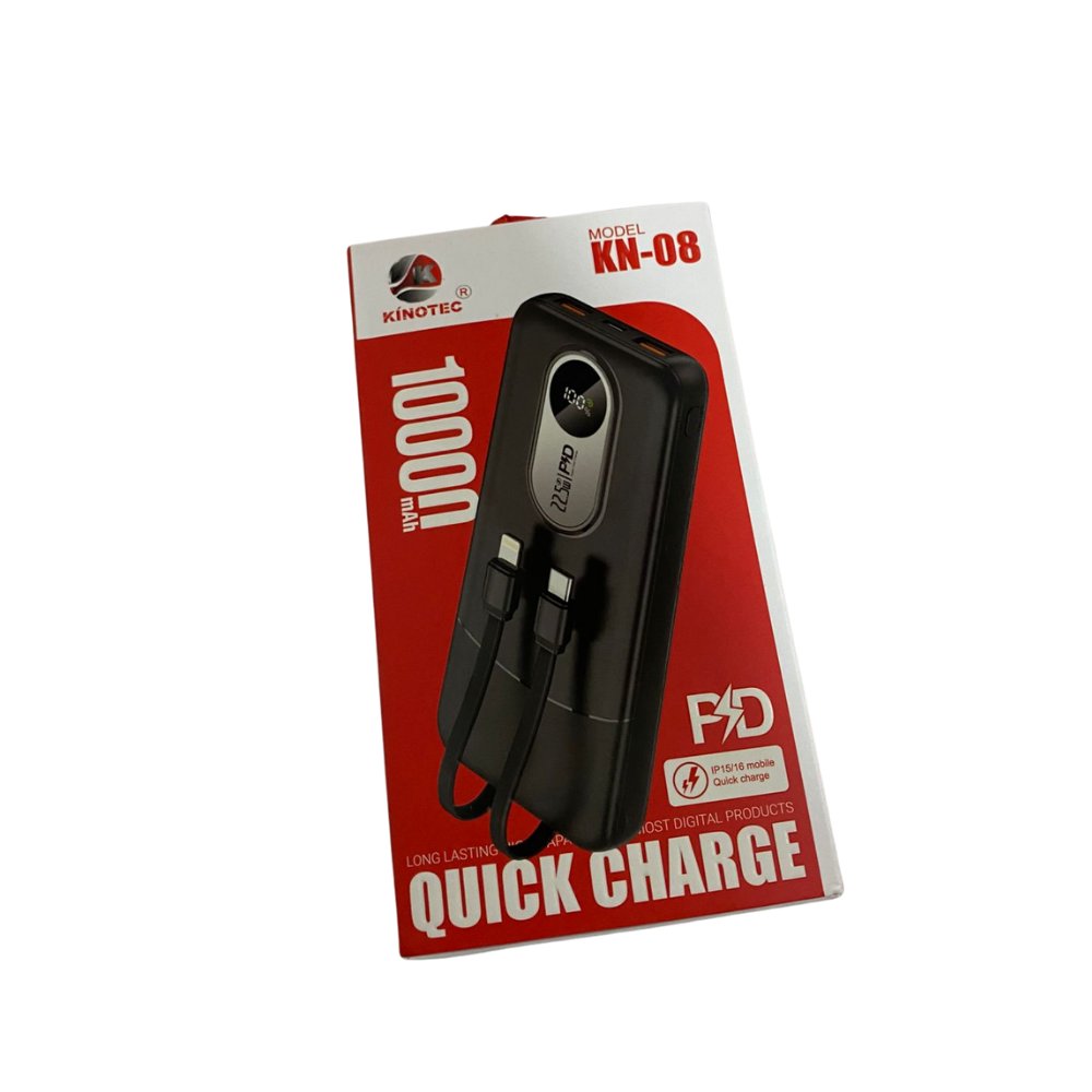 Power Bank 10.000mAh Kinotec kn-08-