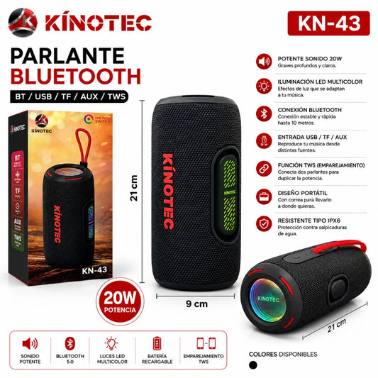 Parlante Bluetooth Kinotec KN-43