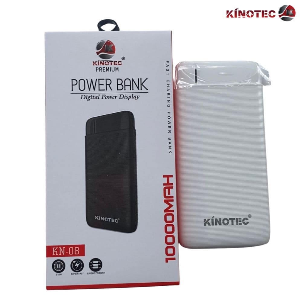 Power Bank Kinotec KN-08 – 10,000mAh Sencillo