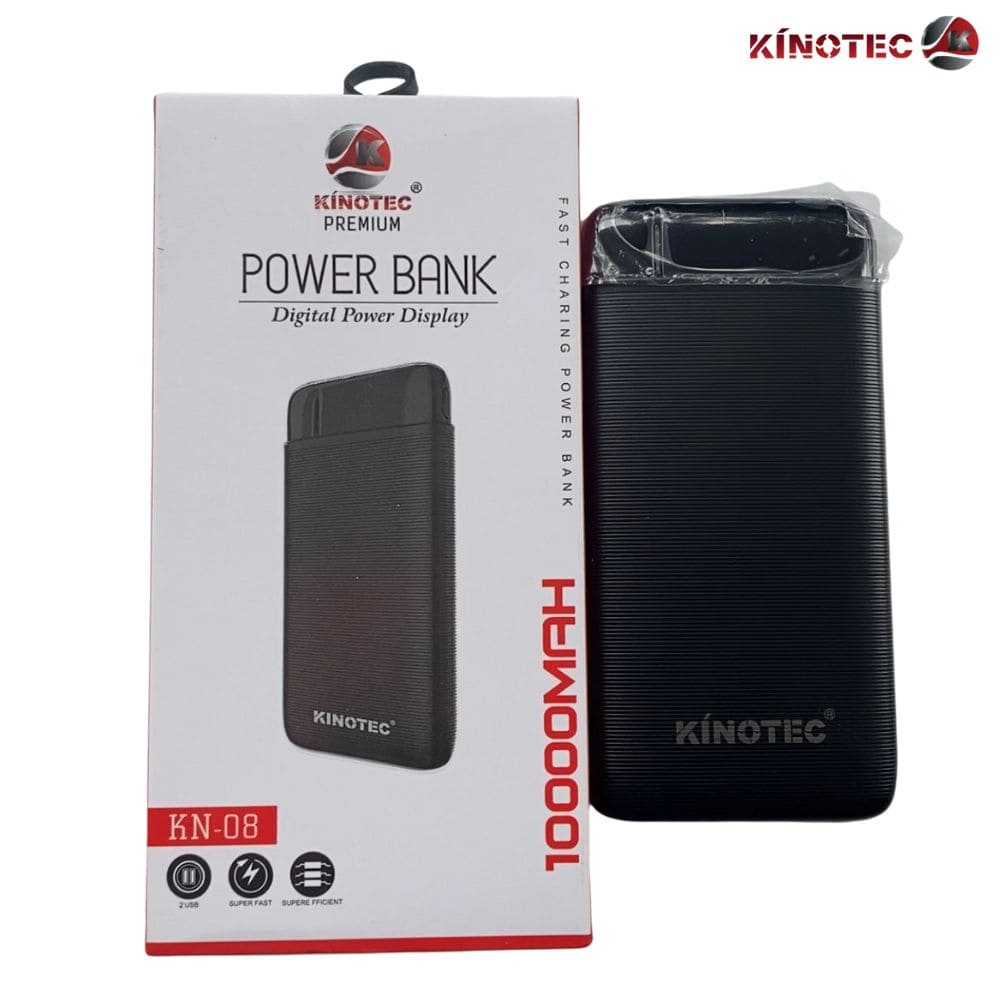 Power Bank Kinotec KN-08 – 10,000mAh Sencillo