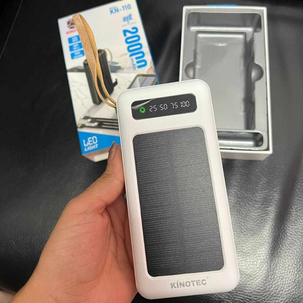 Power Bank Solar 20,000mAh Kinotec KN-110