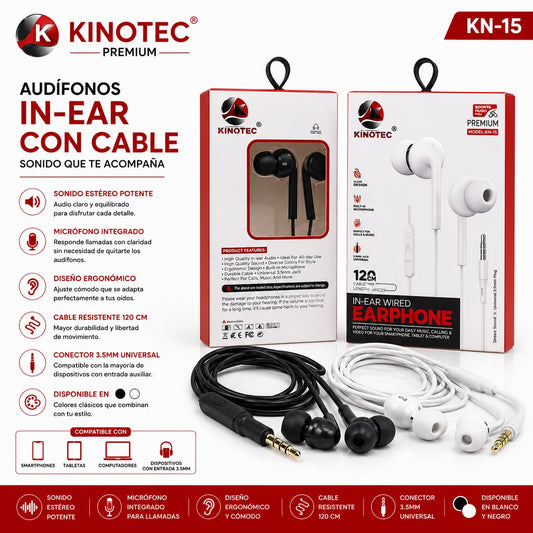Audífonos Kinotec KN-15