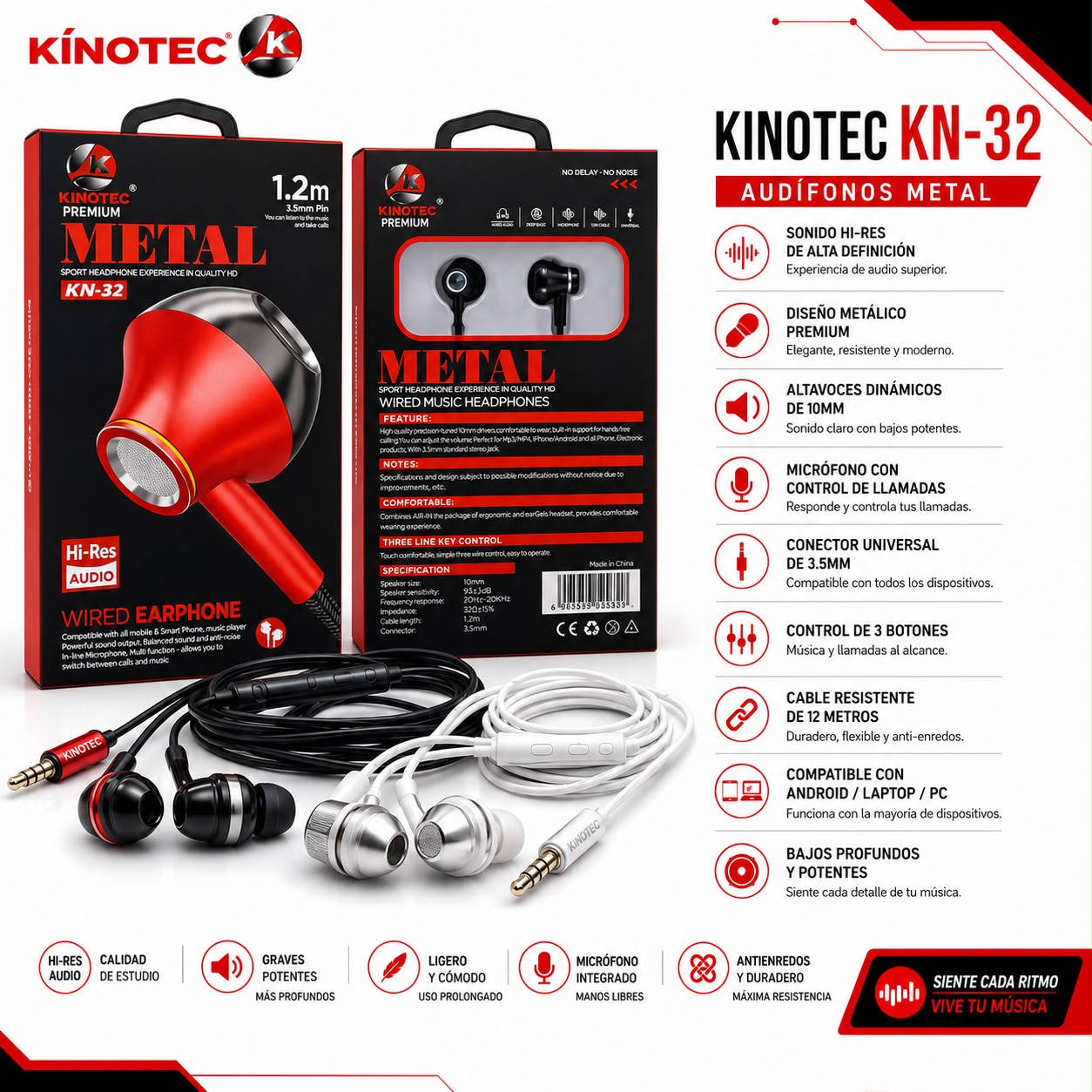 Manos Libres Kinotec KN-32