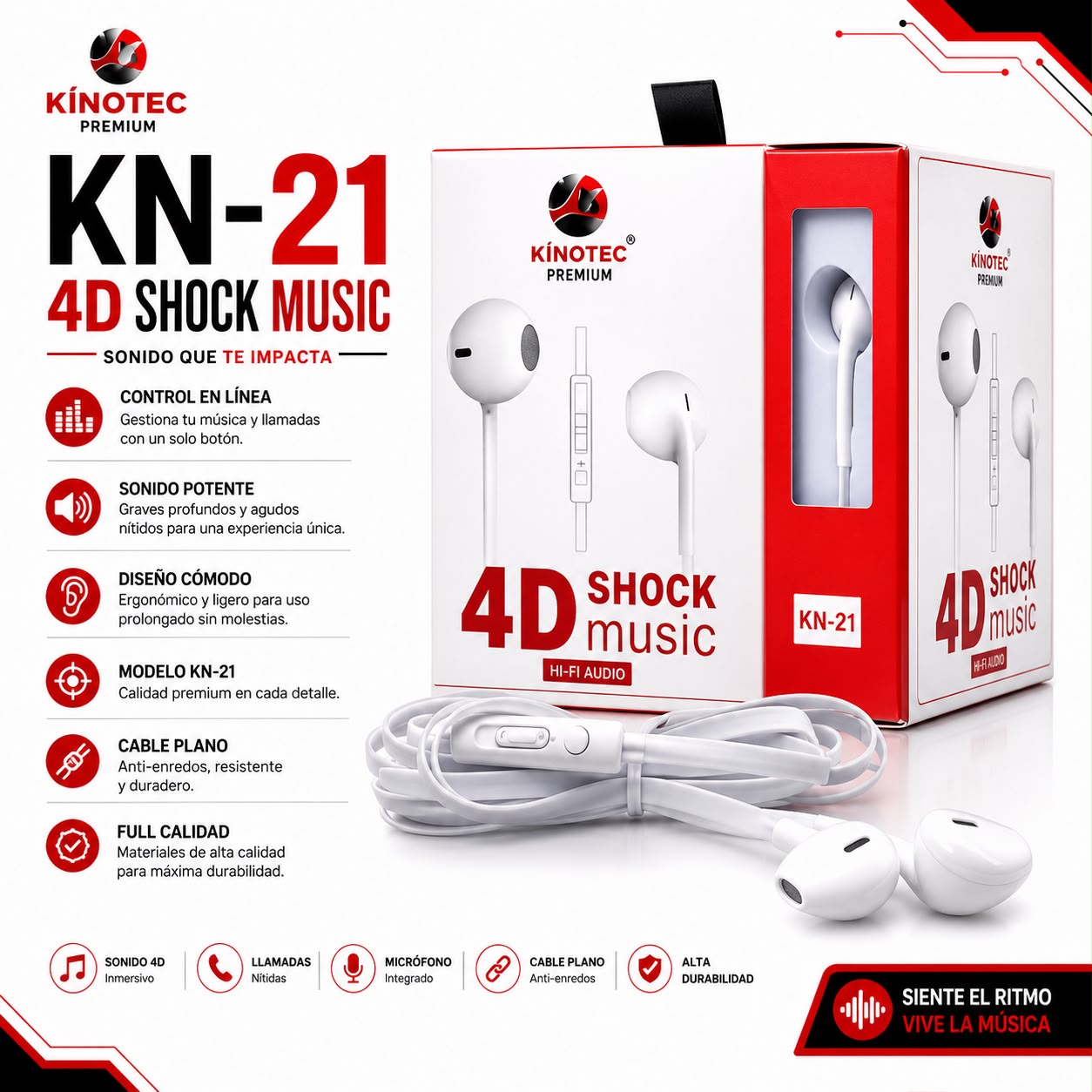 Manos Libres Kinotec KN-21