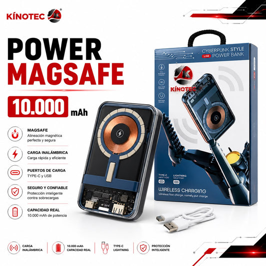 Power Bank 3en1 – 10 000 mAh | MagSafe