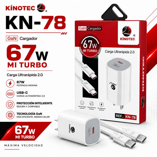 Cargador Kinotec KN-78 TC-TC