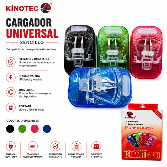 Cargador Universal Sencillo Kinotec